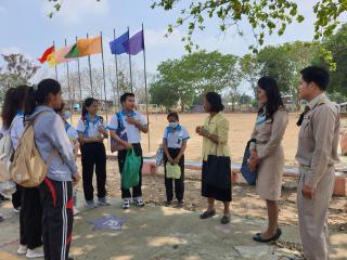 5. กิจกรรมค่ายภาษาไทยบูรณาการเพื่อพัฒนาทักษะการอ่าน การเขียน และการคิดวิเคราะห์ และอบรมเชิงปฏิบัติการภาษาไทยบูรณาการเพื่อพัฒนาทักษะการอ่าน การเขียน และการคิดวิเคราะห์ของนักเรียน วันที่ 8 มีนาคม 2564 ณ โรงเรียนบ้านทุ่งสวน จังหวัดกำแพงเพชร